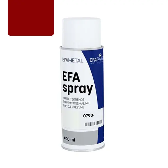 esbjerg efaspray takeuchi rød spraymaling 06114