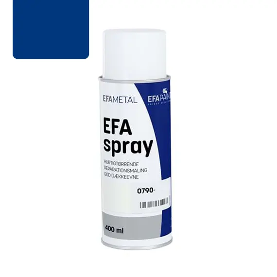 esbjerg efaspray ultramarine blå RAL 5004 spraymaling 91036