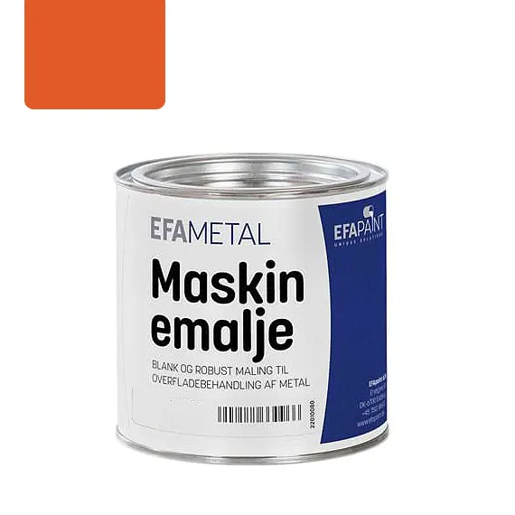 Esbjerg maskinmaling Nordsten orange 86128