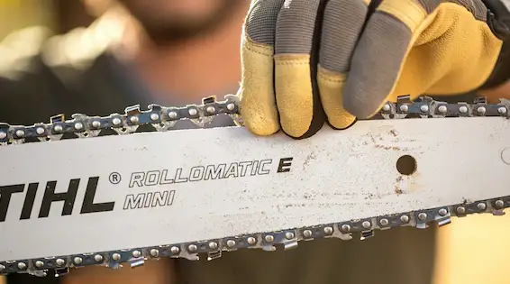 stihl kæde opspænding