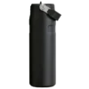 Stanley Aerolight iceflow vandflaske 0,7 liter i sort fra siden
