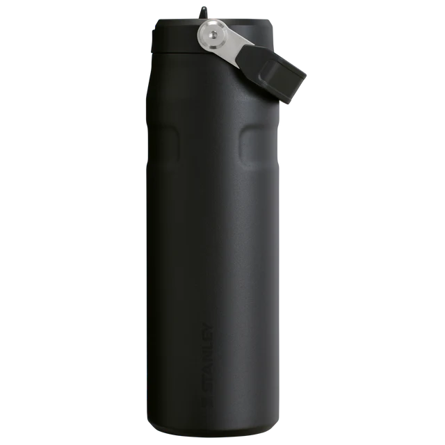 Stanley Aerolight iceflow vandflaske 0,7 liter i sort fra siden