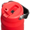 Stanley Aerolight iceflow vandflaske 0,7 liter i rød, chili farve drikketud