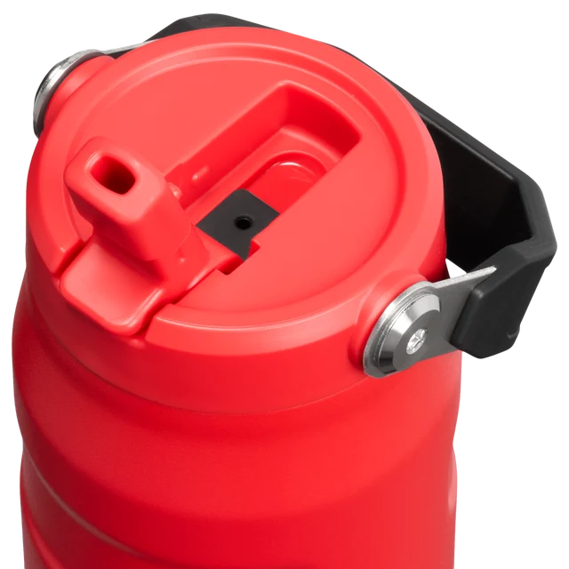 Stanley Aerolight iceflow vandflaske 0,7 liter i rød, chili farve drikketud