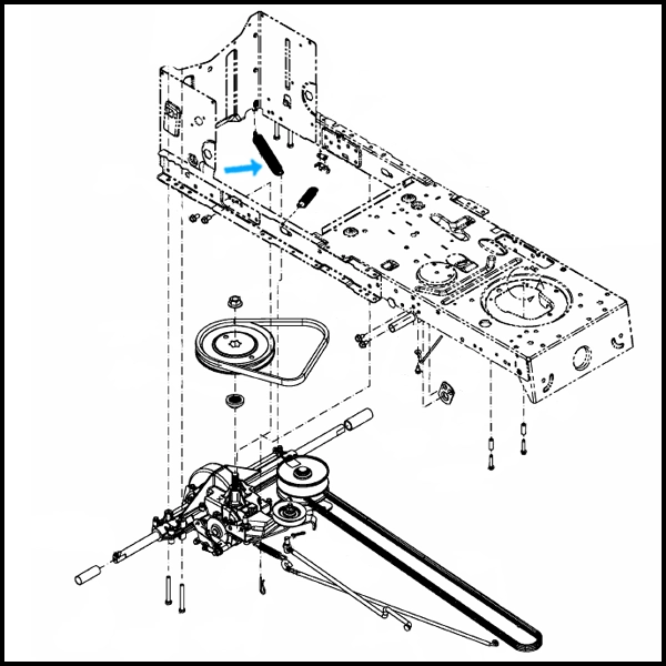 mtd fjeder 732-04746 placering